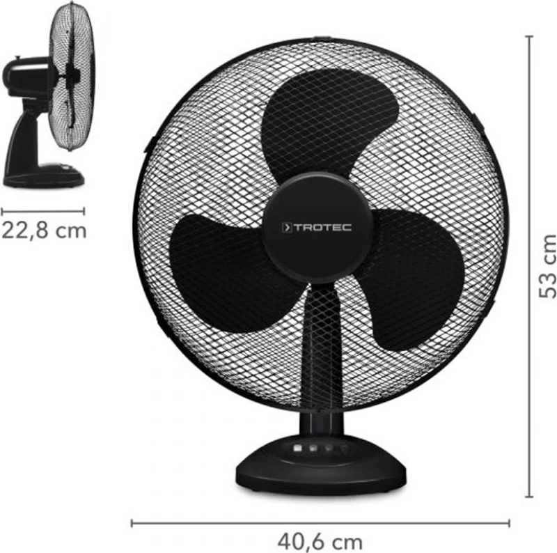 Trotec TVE 18 Επιτραπέζιος Ανεμιστήρας 50W Διαμέτρου 40cm