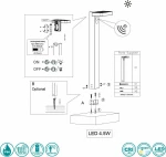 Trio Lighting Esquel Ηλιακό Φωτιστικό R42261142