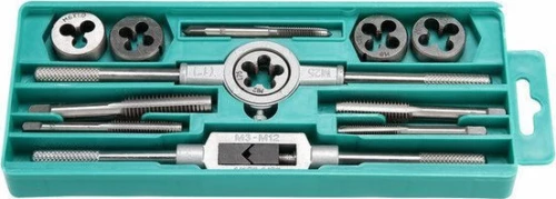 12 Εργαλεία Σπειρώματος Tap and Die Set