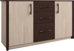 Scarlet Μπουφές Sonoma / Wenge 136x45x82cm