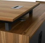 Επαγγελματικό Γραφείο Ξύλινο Γωνιακό 160x160x75cm