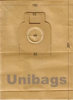 Unibags 1980 Σακούλες Σκούπας 5τμχ