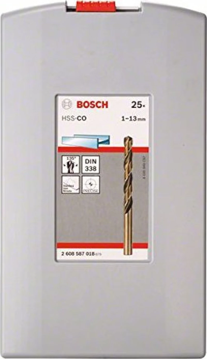 Bosch Σετ Τρυπάνια Κοβαλτίου HSS-Co 1-13mm 2608587018 25τμχ