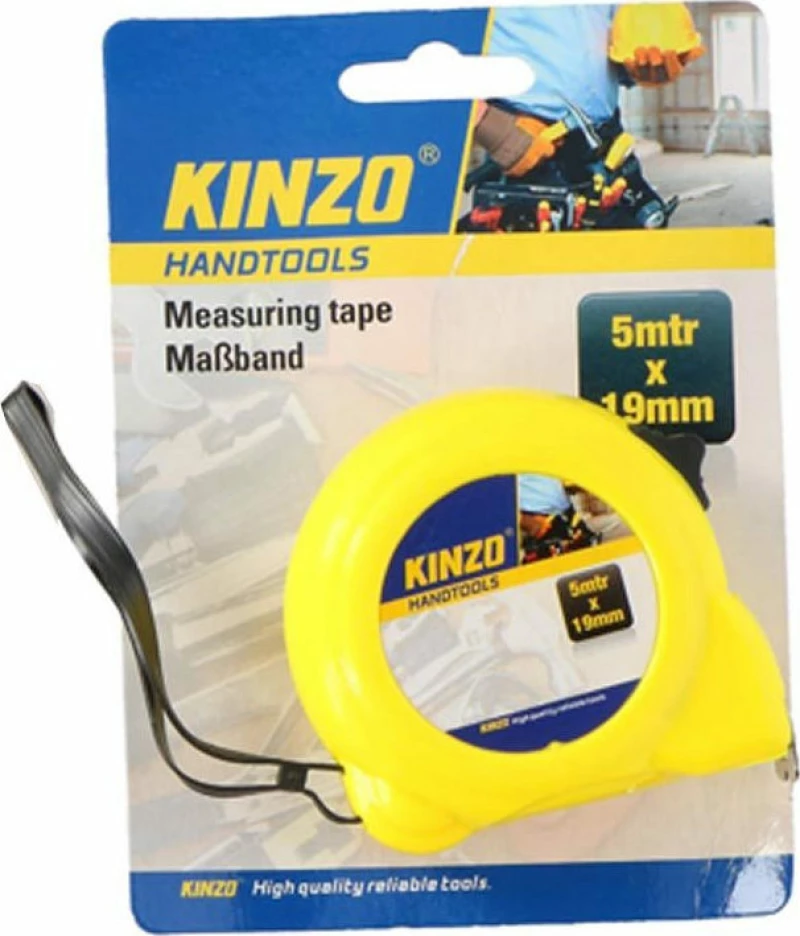 Kinzo 94922 Yellow 5m x 19mm