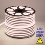 Αδιάβροχη Ταινία Neon Flex LED Φυσικό Λευκό 1m Neon Flex 24V GloboStar