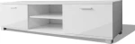 vidaXL Έπιπλο Τηλεόρασης Γυαλιστερό Λευκό 140 x 40,3 x 34,7 εκ.