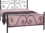 Ρόδος Κρεβάτι Διπλό Μεταλλικό 140x190cm