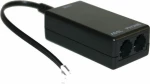 Powertech Splitter PSTN Μαύρο