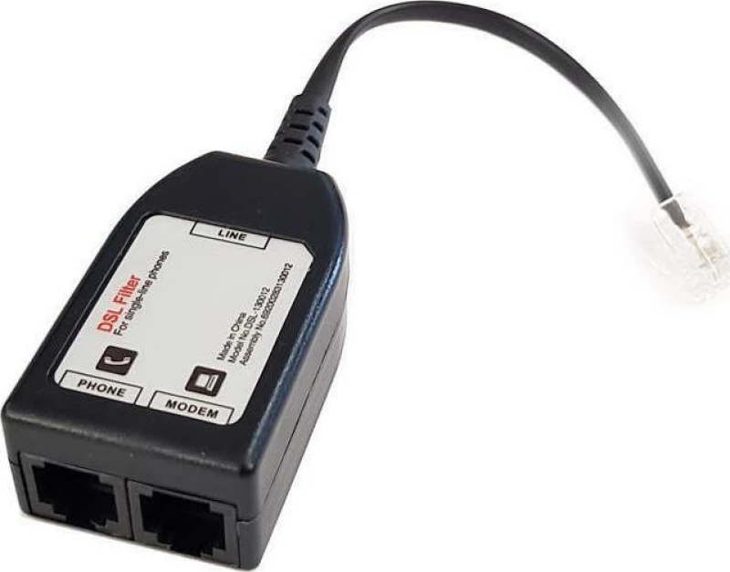 Powertech Splitter PSTN Μαύρο