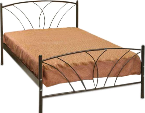 Τήνος Κρεβάτι Διπλό Μεταλλικό 140x190cm