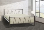 Ίος Κρεβάτι Διπλό Μεταλλικό 150x200cm