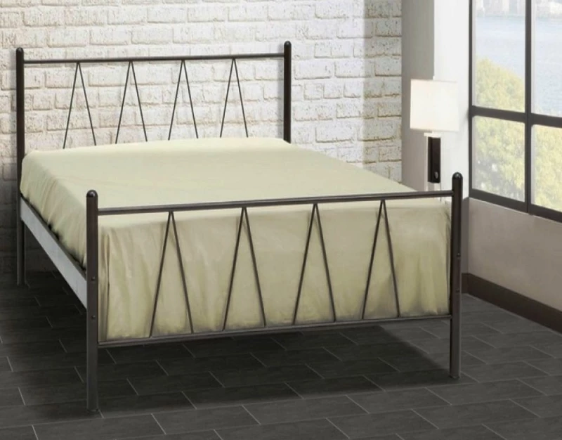 Ίος Κρεβάτι Διπλό Μεταλλικό 150x200cm