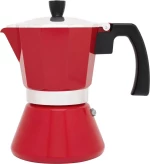Leopold Vienna LV113007 Μπρίκι Espresso 6cups Κόκκινο