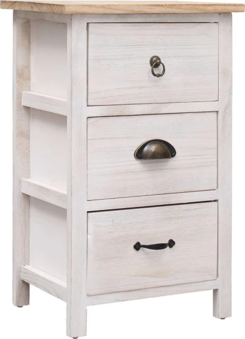 vidaXL Συρταριέρα 35 x 25 x 57 εκ. από Ξύλο Παυλώνιας
