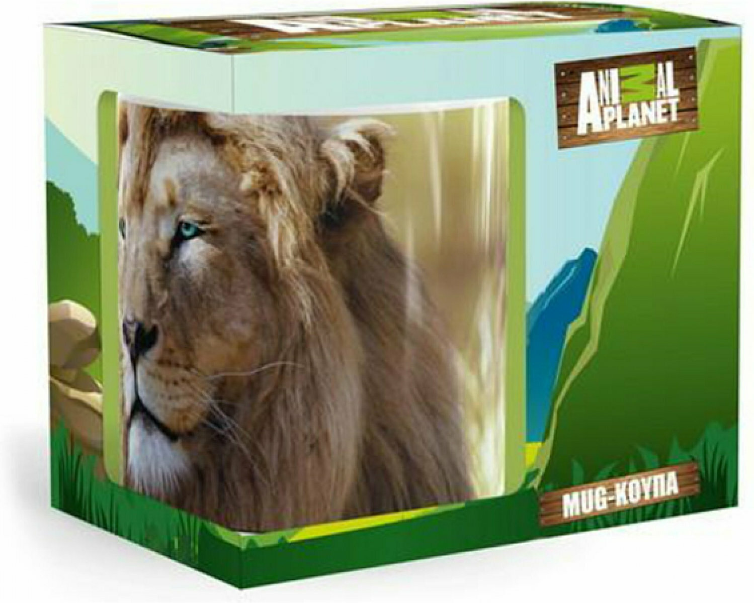 Διακάκης Animal Planet Κούπα Κεραμική Πολύχρωμη 325ml