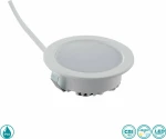 Fan Europe Μεταλλικό Σποτ Χωνευτό Ενσωματωμένο LED Λευκό