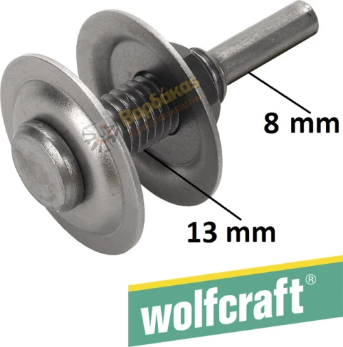 Wolfcraft Αξονάκι για Δράπανο 13x8mm 2117000