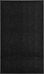 vidaXL Πατάκι Εισόδου Μαύρο 90x150cm