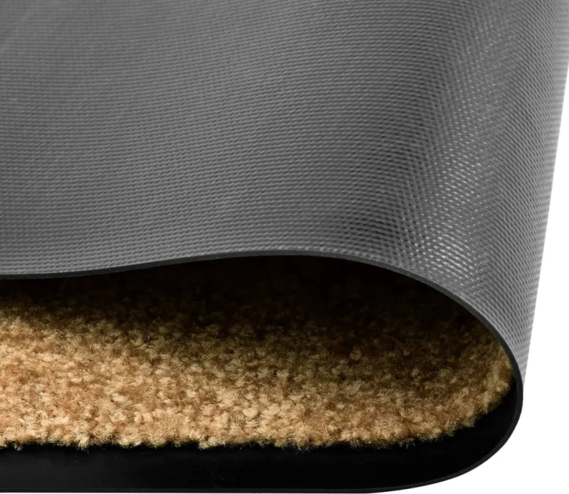 vidaXL Πατάκι Εισόδου Κρεμ 90x120cm