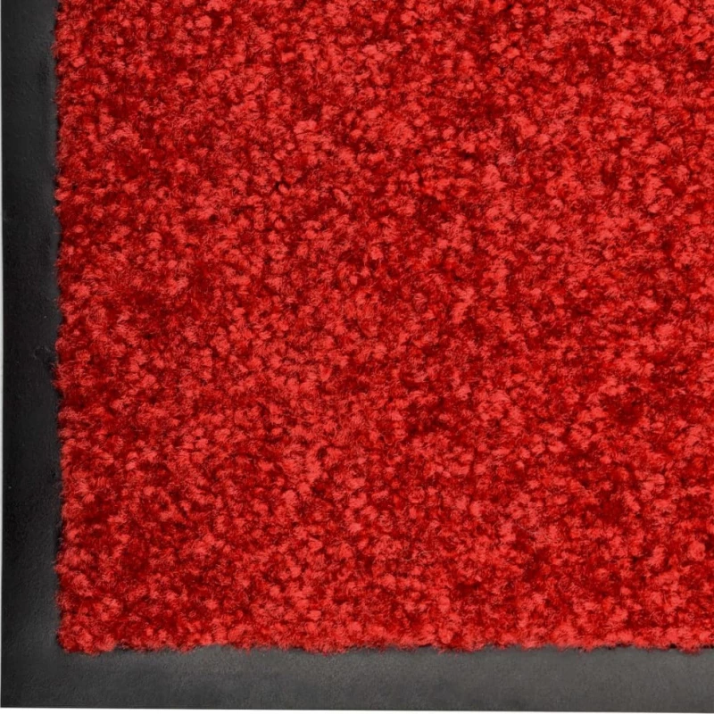vidaXL Πατάκι Εισόδου Κόκκινο 90x120cm