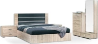 Σετ Κρεβατοκάμαρας Lack 160x200cm 5τμχ