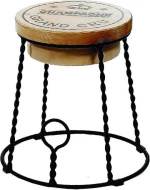 Σκαμπό Σαλονιού Afro 45x45x47cm