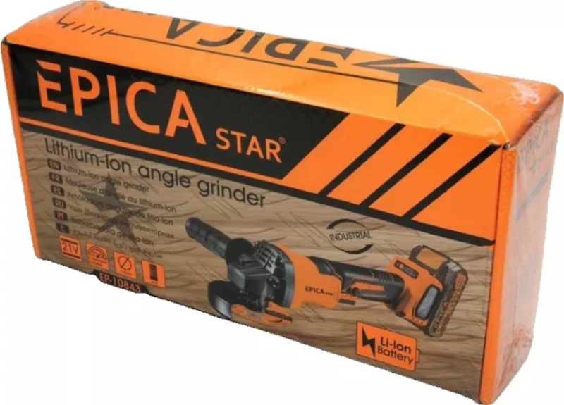 Epica Star Τροχός Επαναφορτιζόμενος 21V 115mm Μπαταρίας TO-EP-10843