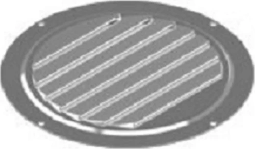 M8057E Περσίδα Εξαερισμού 12.5x12.5cm Στρογγυλή