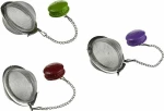 Φίλτρο τσαγιού Με βαρίδι 07.111514 Silver Plastona Ανοξείδωτο Ατσάλι