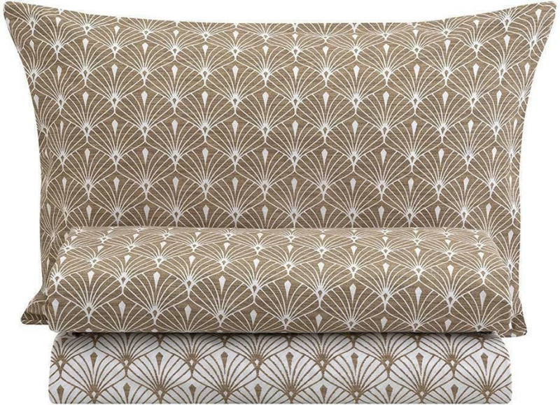 Beauty Home Σετ Σεντόνια Υπέρδιπλα 240x260 1969 Imani Μπεζ