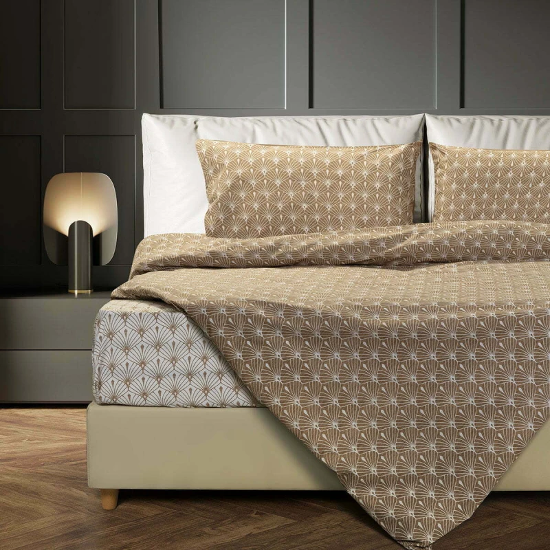 Beauty Home Σετ Σεντόνια Υπέρδιπλα 240x260 1969 Imani Μπεζ