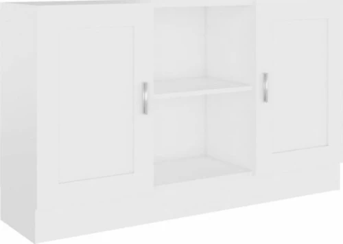 Μπουφές Λευκός 120 x 30,5 x 70 εκ. από Μοριοσανίδα
