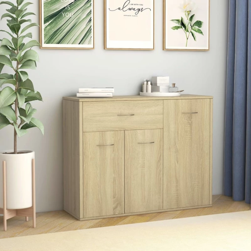 Μπουφές Sonoma Δρυς 88 x 30 x 70 εκ. από Μοριοσανίδα