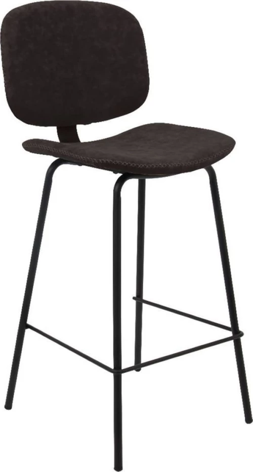 Σκαμπό Μπαρ Barley Vintage Black 43x49x102cm 2τμχ