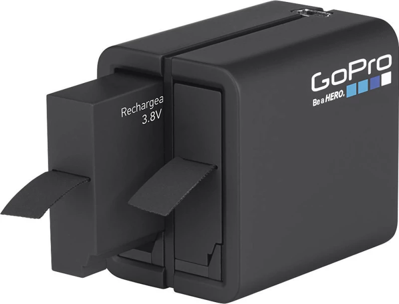 GoPro Dual Battery Charger + Battery for HERO6 Black / HERO5 Black
