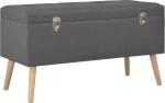 Σκαμπό Σαλονιού με Αποθηκευτικό Χώρο 85x38x47cm 3τμχ