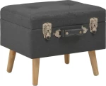 Σκαμπό Σαλονιού με Αποθηκευτικό Χώρο 85x38x47cm 3τμχ