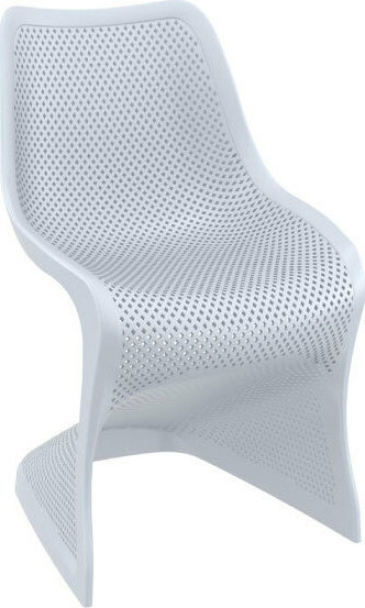Καρέκλα Πολυπροπυλενίου Bloom Silver Grey