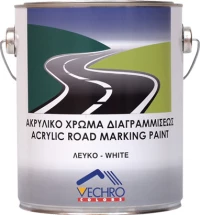 Vechro Χρώμα Διαγραμμίσεων Ακρυλικό 1kg Λευκό