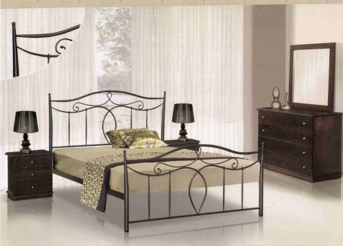 MC-53 Κρεβάτι Υπέρδιπλο Μεταλλικό 160x200cm