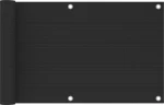 vidaXL Διαχωριστικό Βεράντας Ανθρακί από HDPE 75x500cm 310838