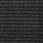 vidaXL Διαχωριστικό Βεράντας Ανθρακί από HDPE 75x500cm 310838