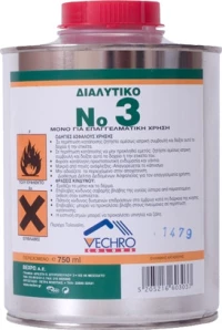 Vechro Διαλυτικό Νο 3 4lt Διάφανο
