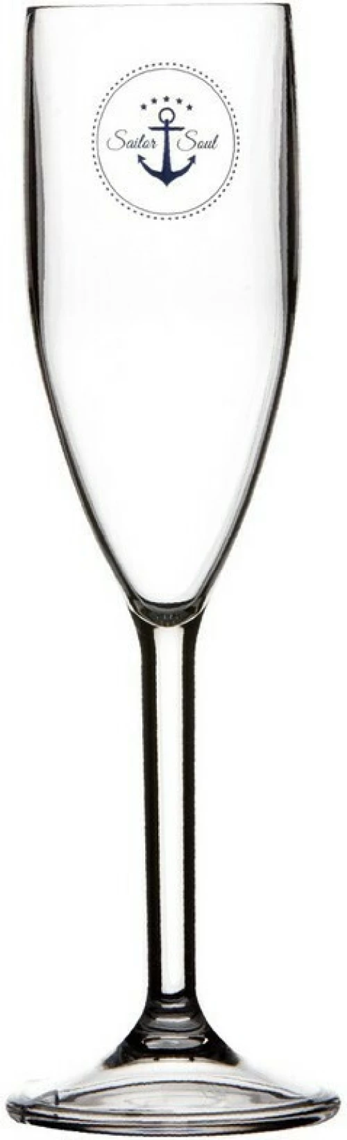 Σετ Ποτήρια Σαμπάνιας Απο Άθραυστο Γυαλί 6 Τεμαχίων Marine Business Sailor Soul