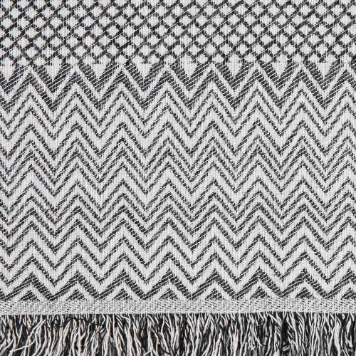 Borea Ριχτάρι Πολυθρόνας Tribal 180x180cm Μαύρο