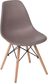 Καρέκλα Κουζίνας Art Wood Sand Beige PP