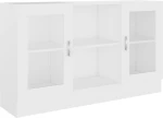 Βιτρίνα Σαλονιού Λευκή 120x30.5x70cm