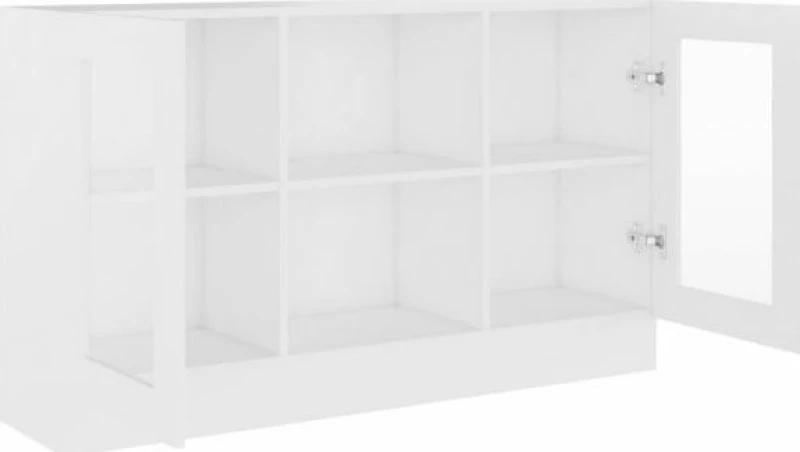 Βιτρίνα Σαλονιού Λευκή 120x30.5x70cm