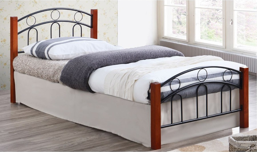 Norton Κρεβάτι Υπέρδιπλο Μεταλλικό / Με Τάβλες 160x200cm