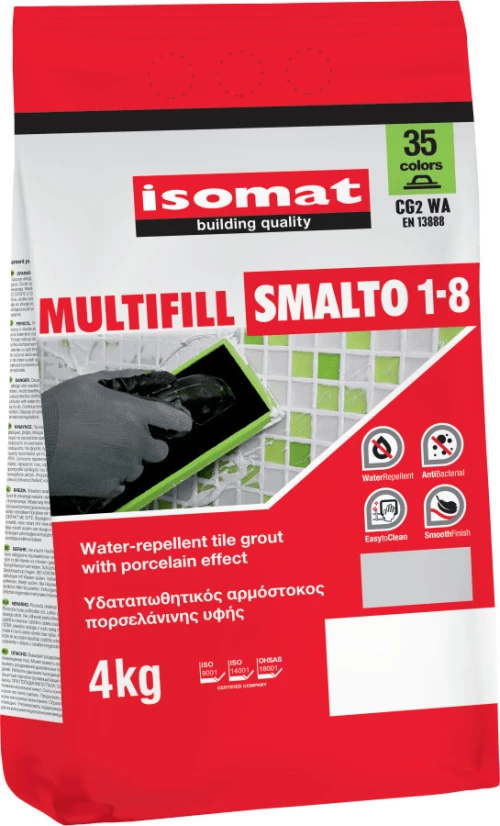 Isomat Multifill Smalto 1-8 4kg Πέρλα Μπεζ
